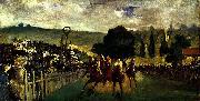 Edouard Manet Rennen in Longchamp Spain oil painting artist